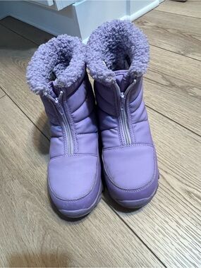 DSG Kids' Quilted Menace 100g - Zip Front Boots Size 5Y Girls